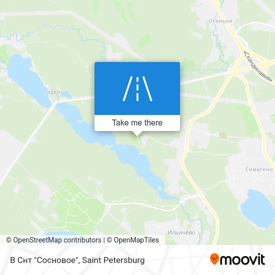 В Снт "Сосновое" map