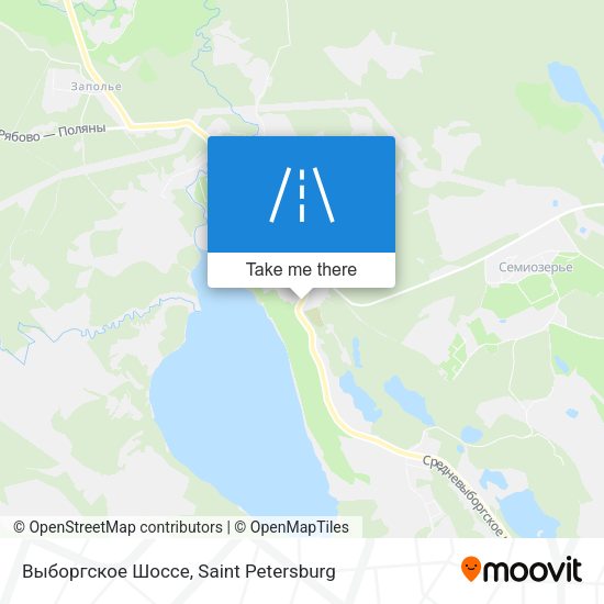 Выборгское Шоссе map