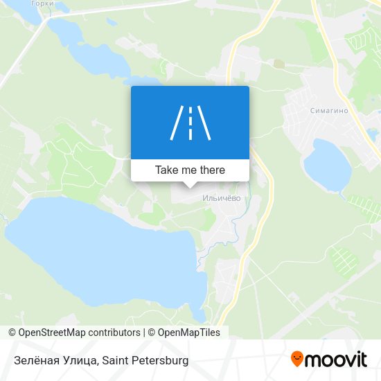 Зелёная Улица map