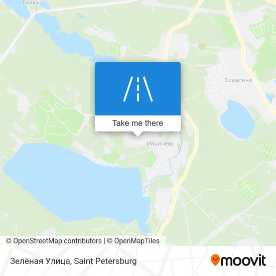 Зелёная Улица map