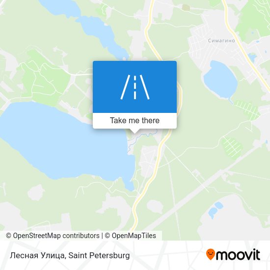 Лесная Улица map
