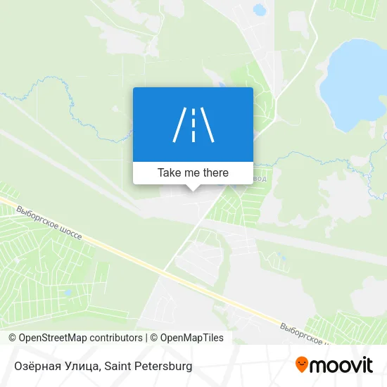 Озёрная Улица map
