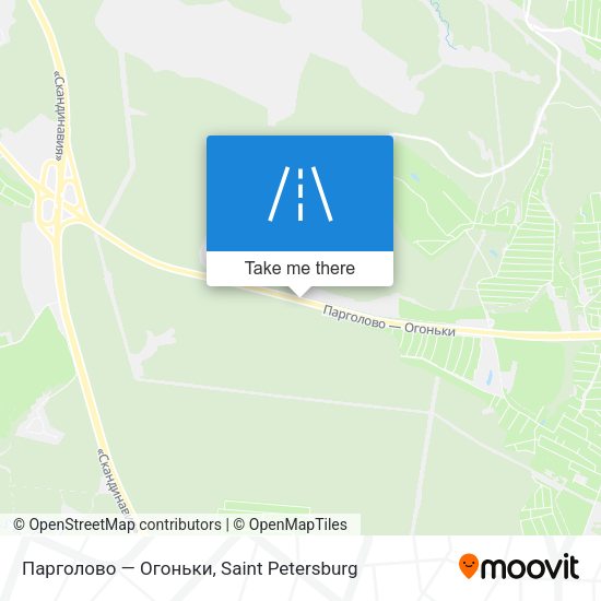 Парголово — Огоньки map