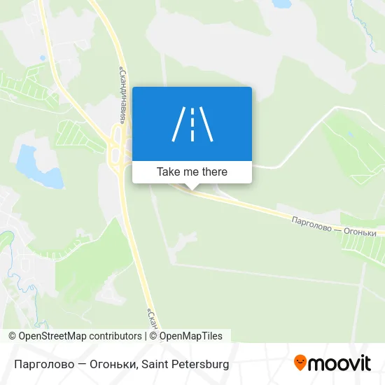 Парголово — Огоньки map