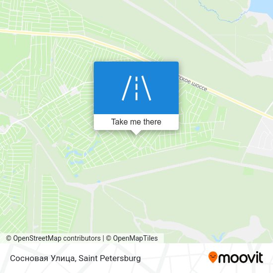 Сосновая Улица map