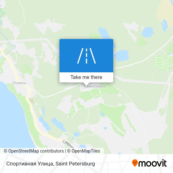 Спортивная Улица map