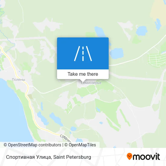 Спортивная Улица map