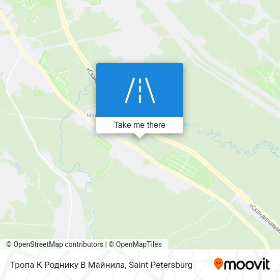 Тропа К Роднику В Майнила map