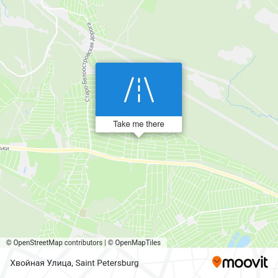Хвойная Улица map