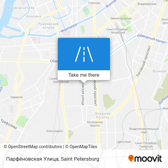 Парфёновская Улица map