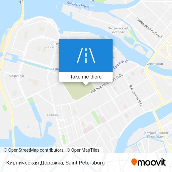 Кирпическая Дорожка map