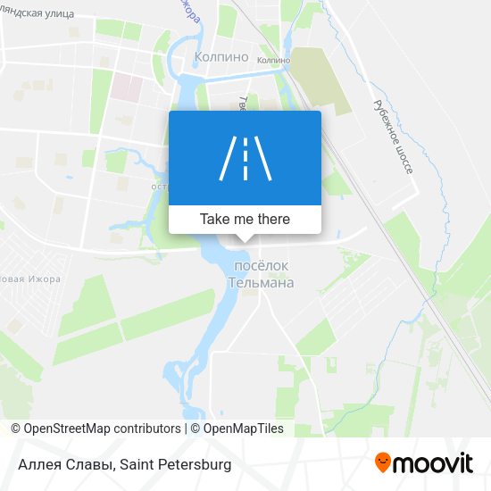 Аллея Славы map