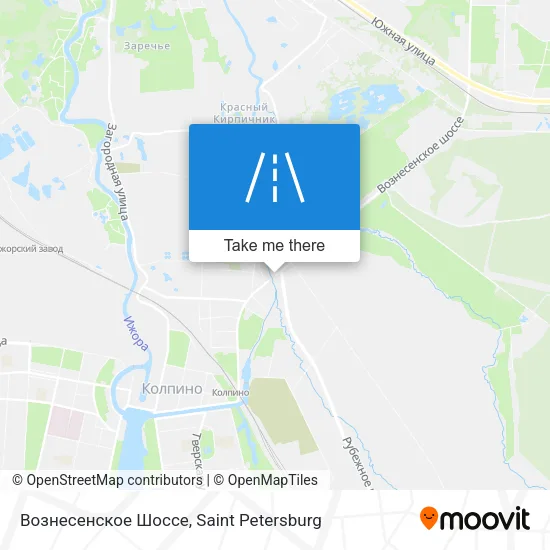 Вознесенское Шоссе map