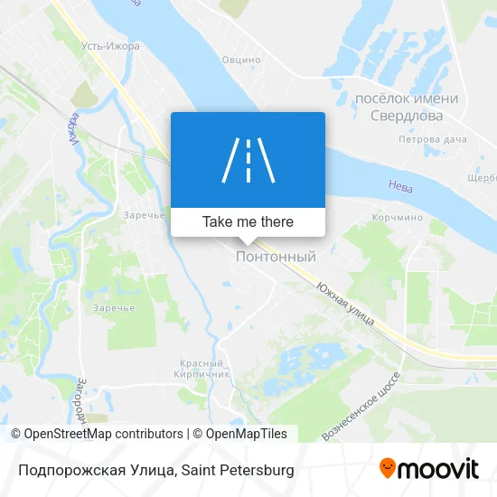 Подпорожская Улица map