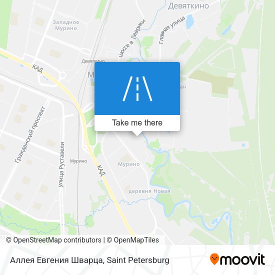 Аллея Евгения Шварца map