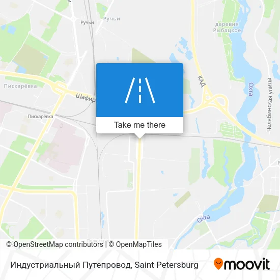 Индустриальный Путепровод map