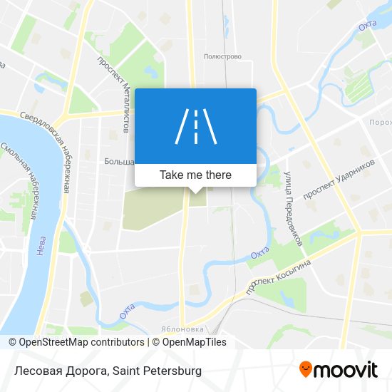 Лесовая Дорога map