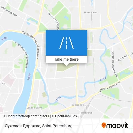 Лужская Дорожка map