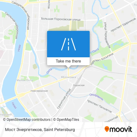 Мост Энергетиков map