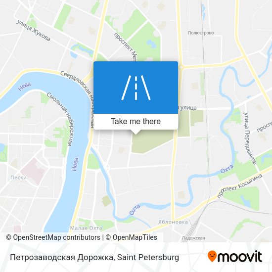 Петрозаводская Дорожка map