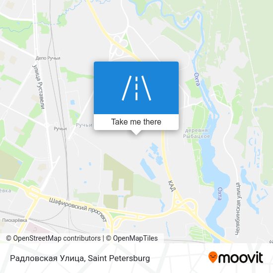 Радловская Улица map