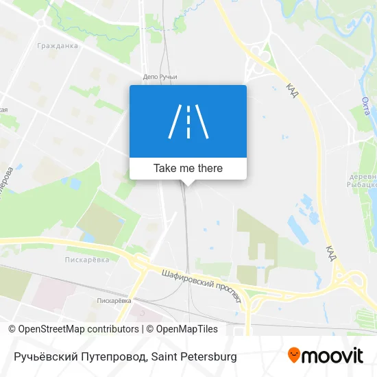 Ручьёвский Путепровод map