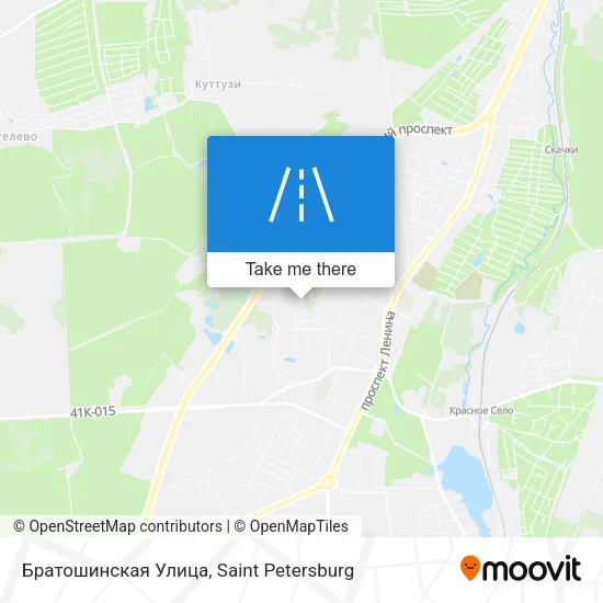 Братошинская Улица map