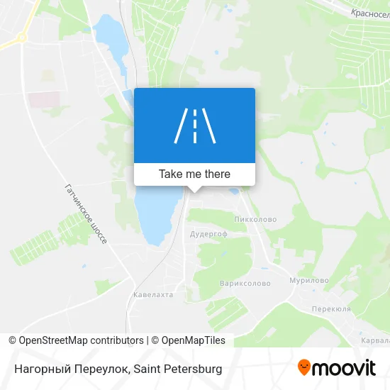 Нагорный Переулок map