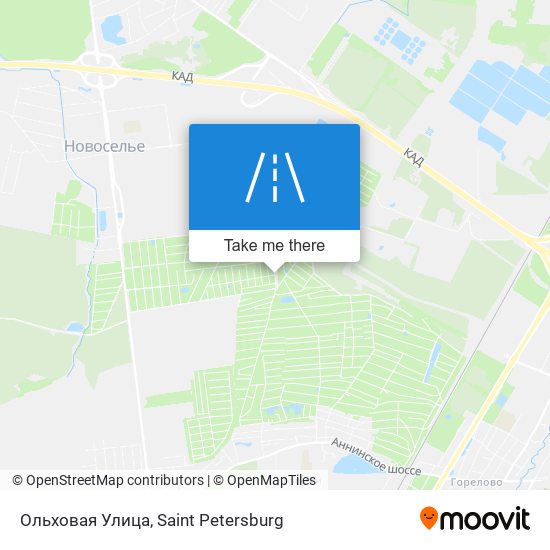 Ольховая Улица map
