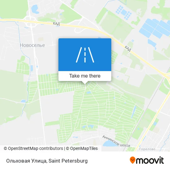 Ольховая Улица map
