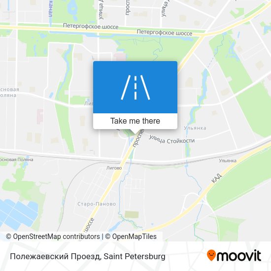 Полежаевский Проезд map