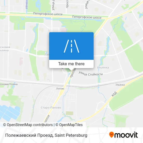 Полежаевский Проезд map