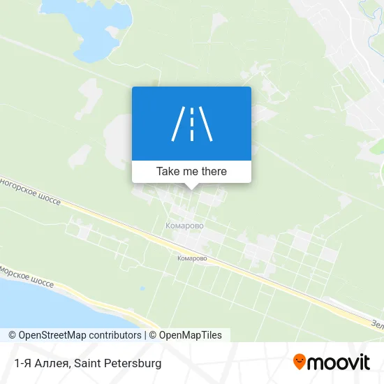 1-Я Аллея map
