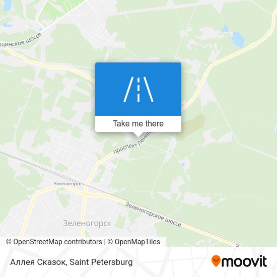 Аллея Сказок map