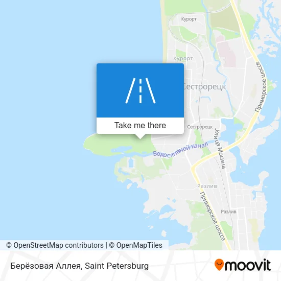 Берёзовая Аллея map