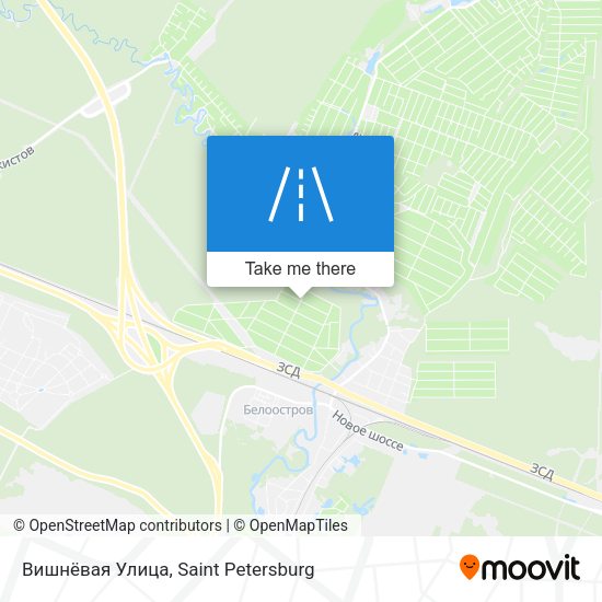 Вишнёвая Улица map