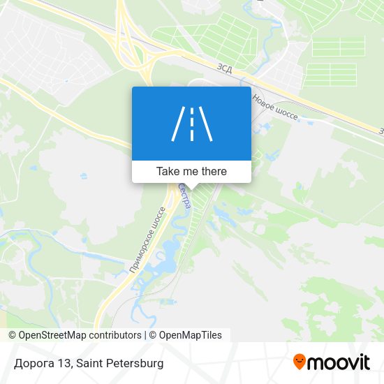 Дорога 13 map