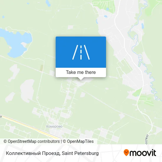 Коллективный Проезд map