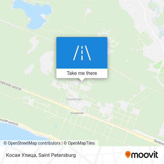 Косая Улица map