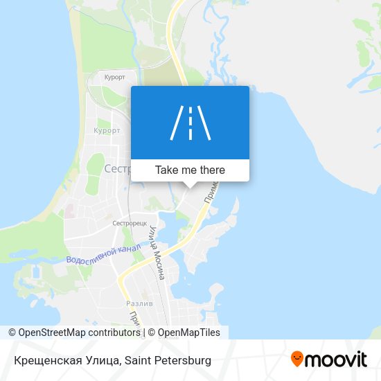 Крещенская Улица map