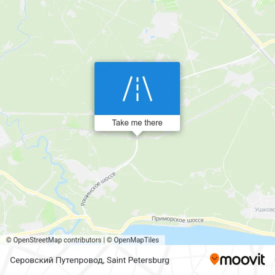 Серовский Путепровод map