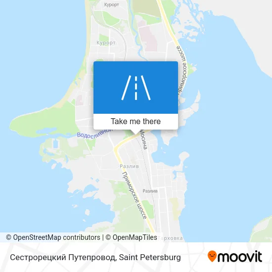 Сестрорецкий Путепровод map