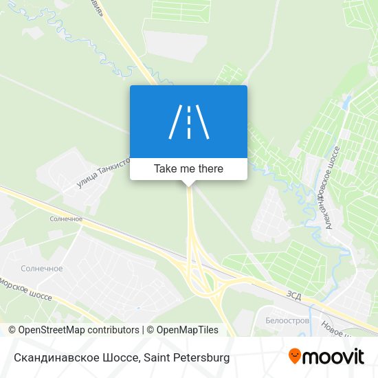 Скандинавское Шоссе map