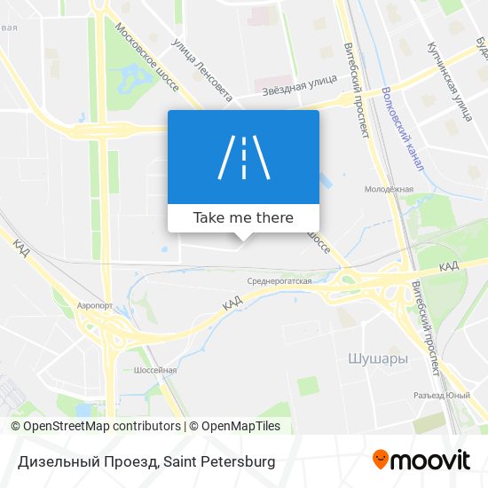 Дизельный Проезд map