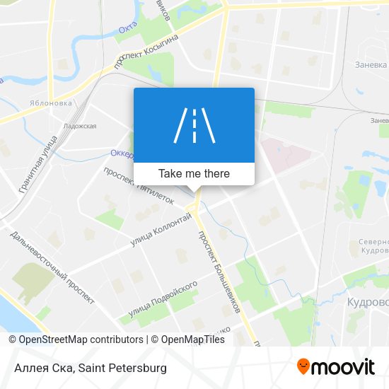 Аллея Ска map