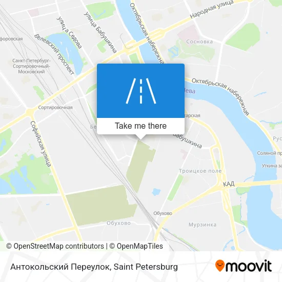 Антокольский Переулок map