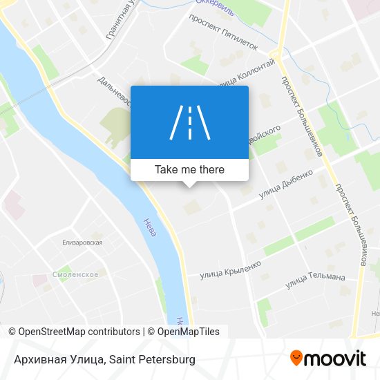 Архивная Улица map