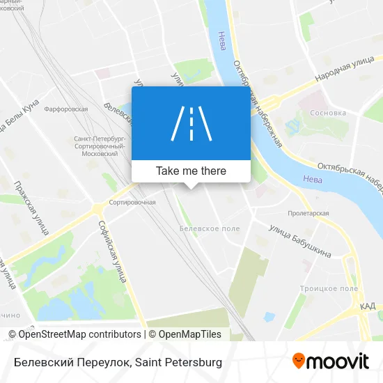Белевский Переулок map