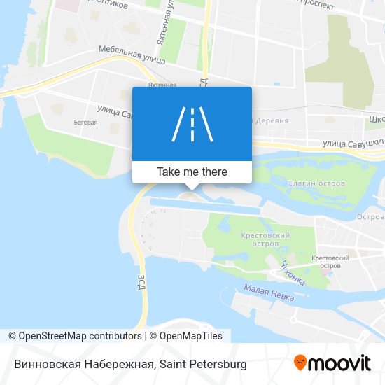 Винновская Набережная map