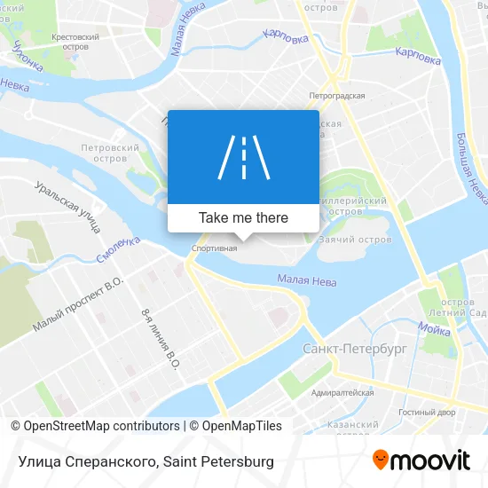 Улица Сперанского map